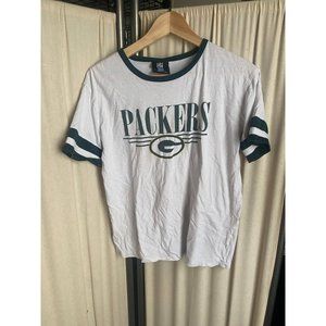 GUC Green Bay Packers Vintage Style White Tee Sz Small
